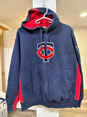 MLB Minnesota Twins Collection hoodie Twins Hoodie in Blue & Red